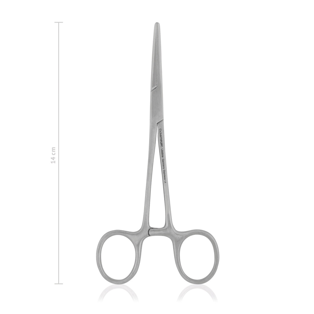 Pinza emostatica CRILE, 14  cm, dritta