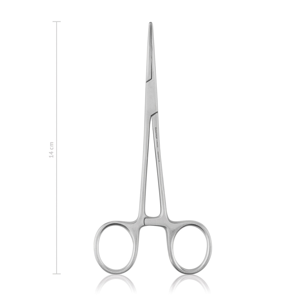 Pinza arterie Kelly, 14 cm curva