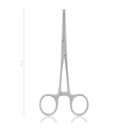 Pinza emostatica KOCHER-OCHSNER 14 cm, dritta, denti 1x2