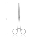 Pinza emostatica KOCHER-OCHSNER 16 cm, dritta, denti 1x2