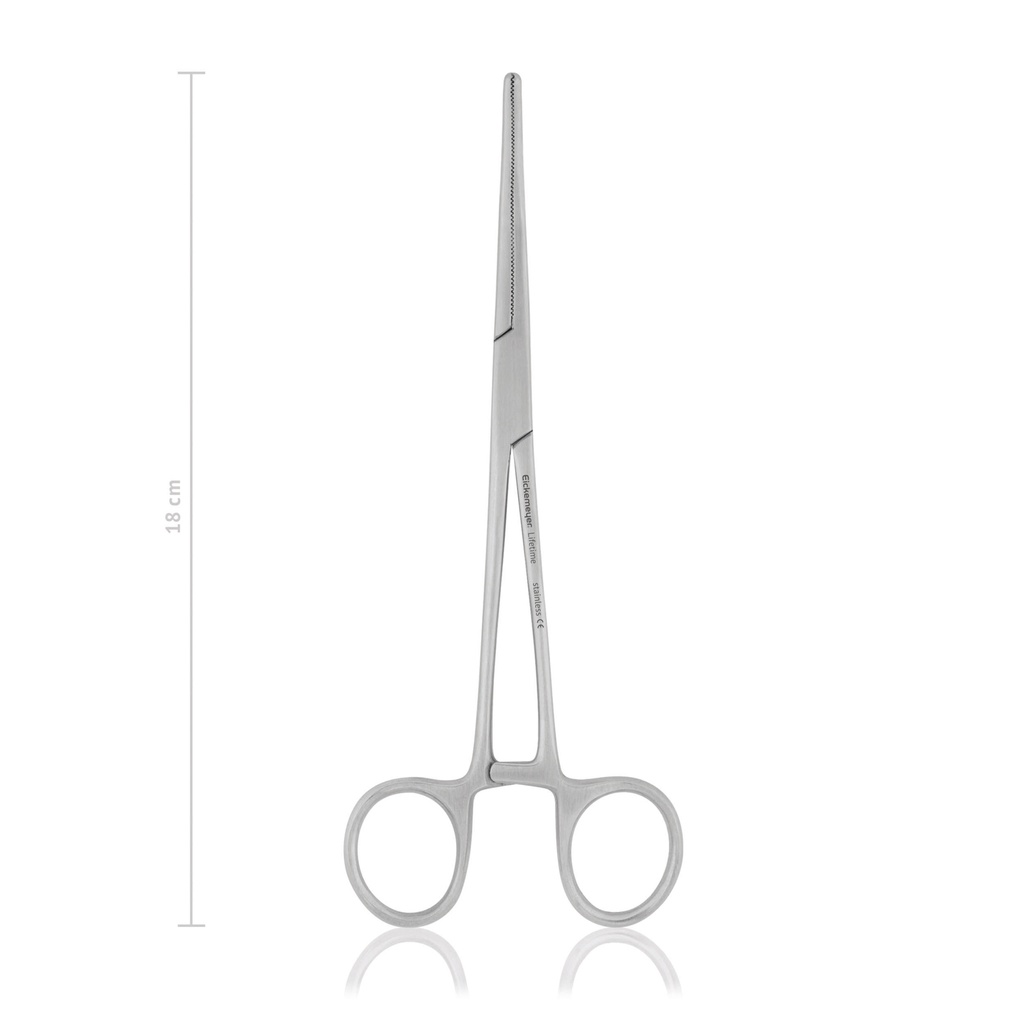 Pinza emostatica ROCHESTER-PEAN 18 cm, curva, LINEA ECONOMICA