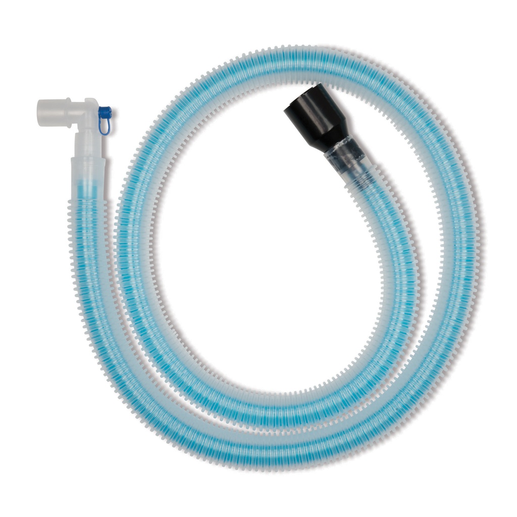 Tubo paziente coassiale 1,5 mt (tubo interno blu), adatto per MODUFLEX