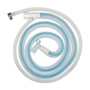 Tubo paziente coassiale per circuito bain (MODUFLEX), L. 1,5 mt Diam. 22 mm, (tubo interno verde)