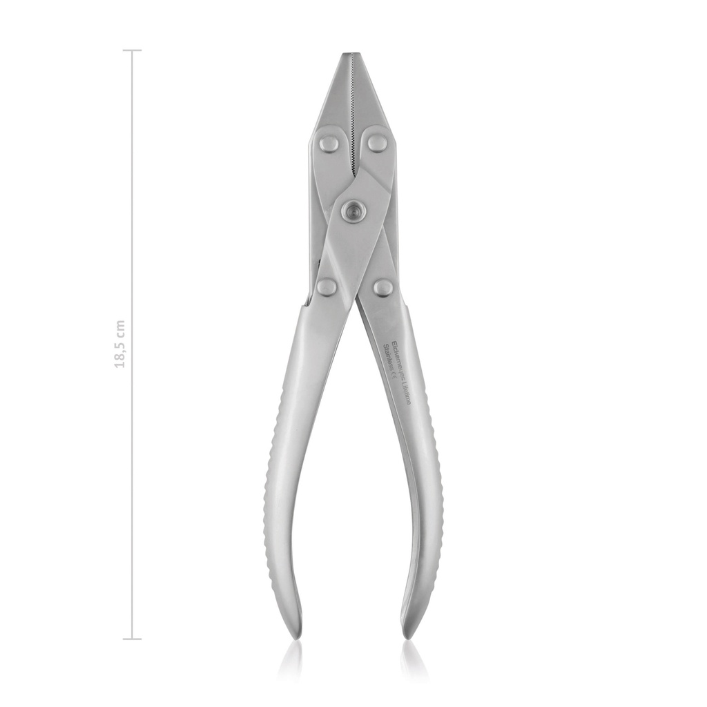 Pinza piatta piega fili, 18,5 cm,