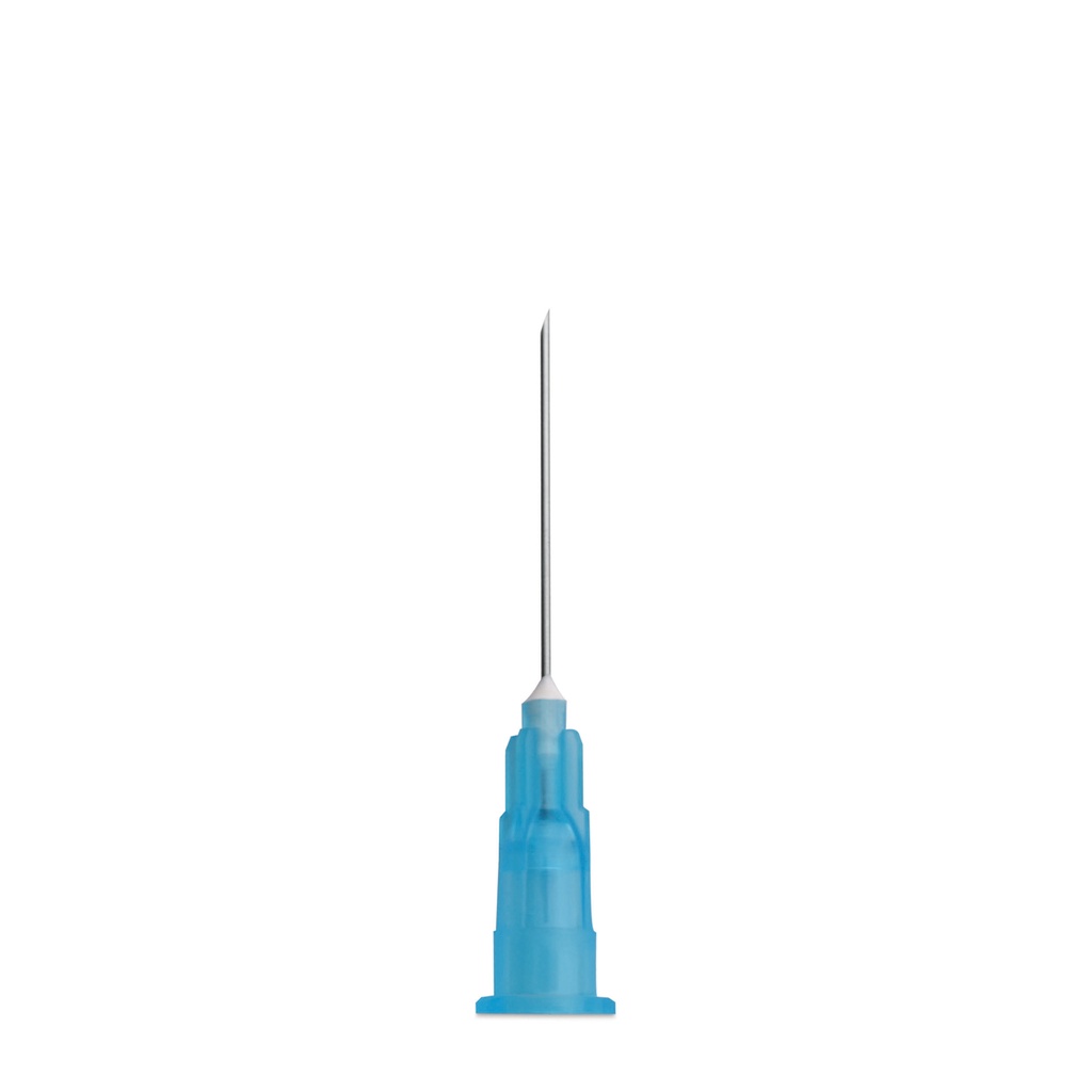 Aghi ipodermici EICKINJECT 0,60x25 mm / 23G x 1" -blu