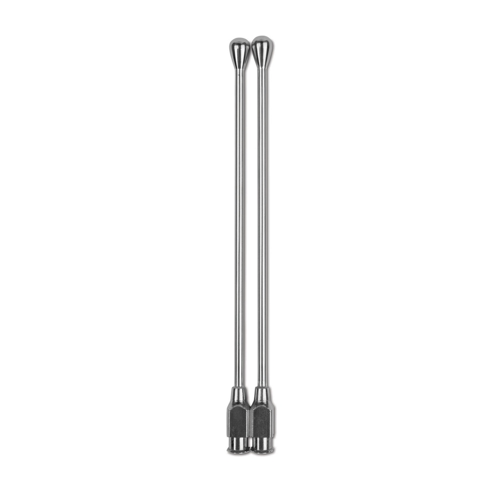 Ago per nutrimento uccelli 6,4 x 102 mm dritto, conf da 2 pz