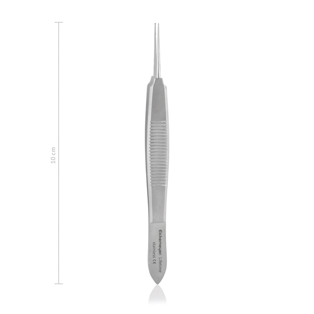 Pinza sutura CASTROVIEJO, denti 0,5 mm, 10 cm (pinza Pafique)