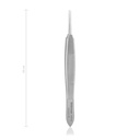 Pinza sutura CASTROVIEJO, denti 0,5 mm, 10 cm (pinza Pafique)