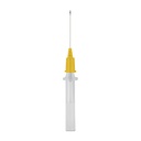 Aghi cannula JELCO gialli 24/G mm 0,7 x 19, confezione da 50 pezzi