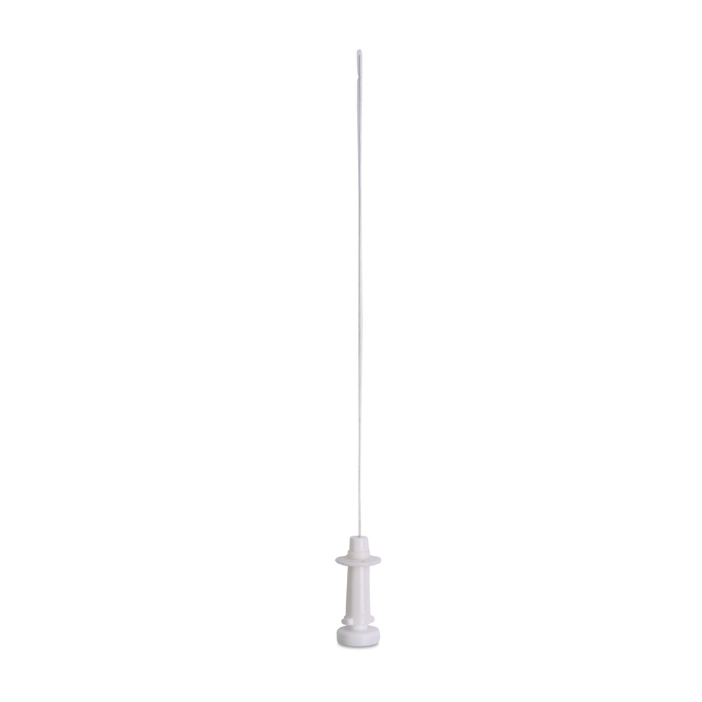 Catetere urinario EICKEMEYER,  1,3 x 110 mm, bianco, per gatti, senza piastra filo, con mandrino