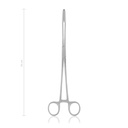 Pinza per spugna e tampone MAIER, 26 cm, curva, con fissatore