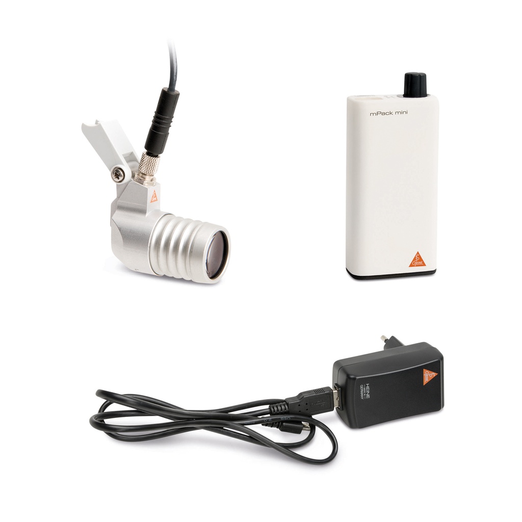 Loupelight 2 con mPack mini trasformatore E4-USB per i-View Carier (HR/HRP)