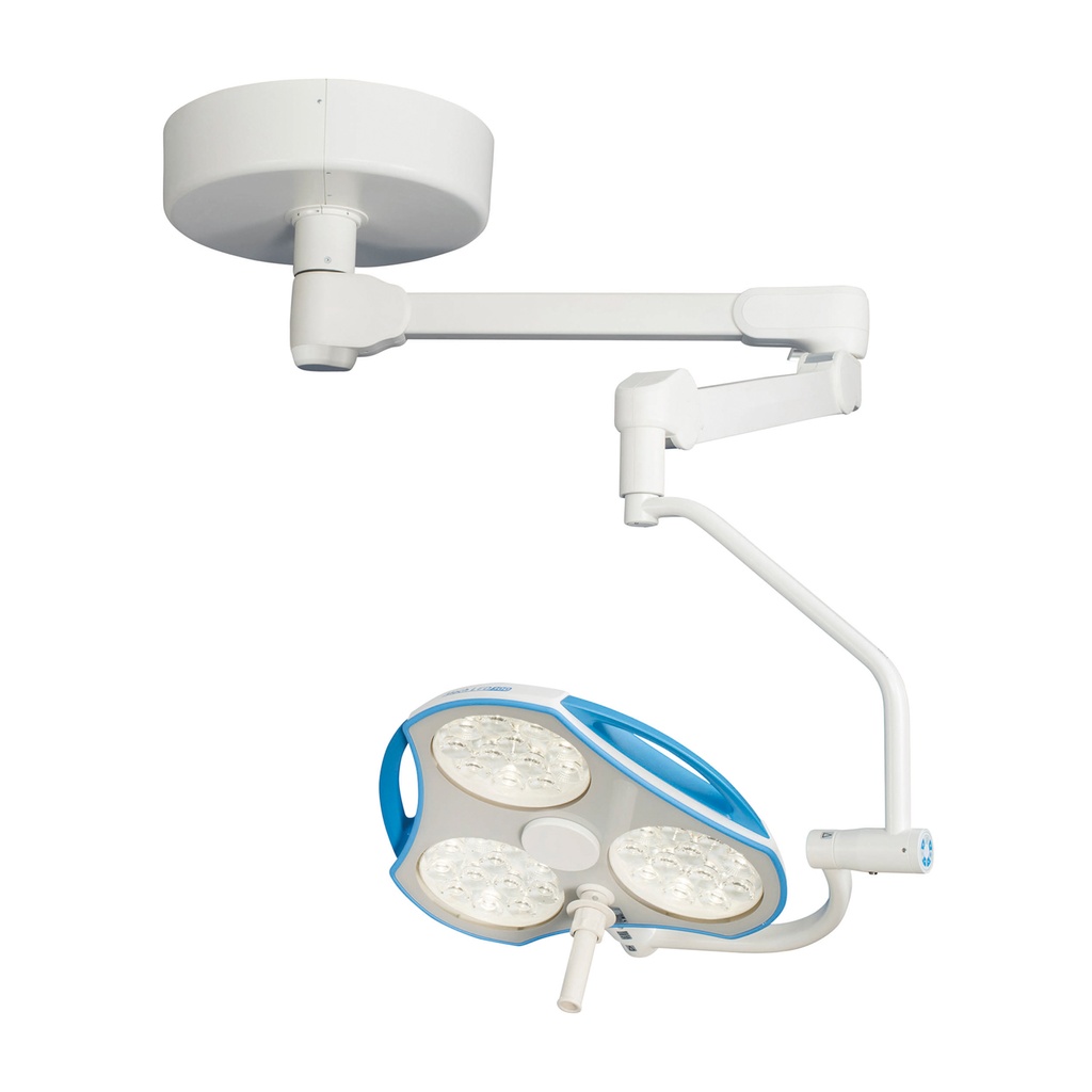 Lampada operatoria Dr Mach LED 300 DF modello a soffitto H 2,60 - 3,00 mt