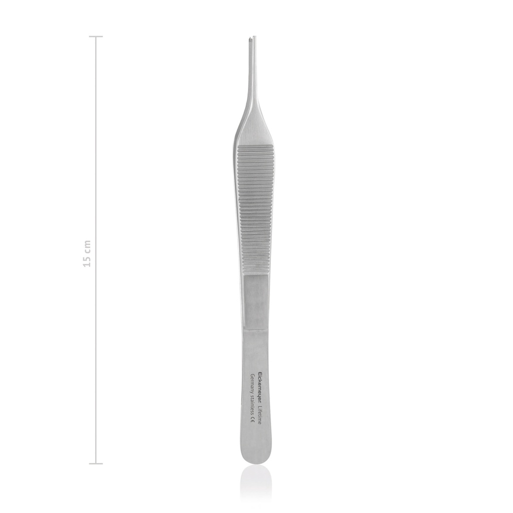 Pinza per tessuti ADSON, 15 cm, denti 1x2