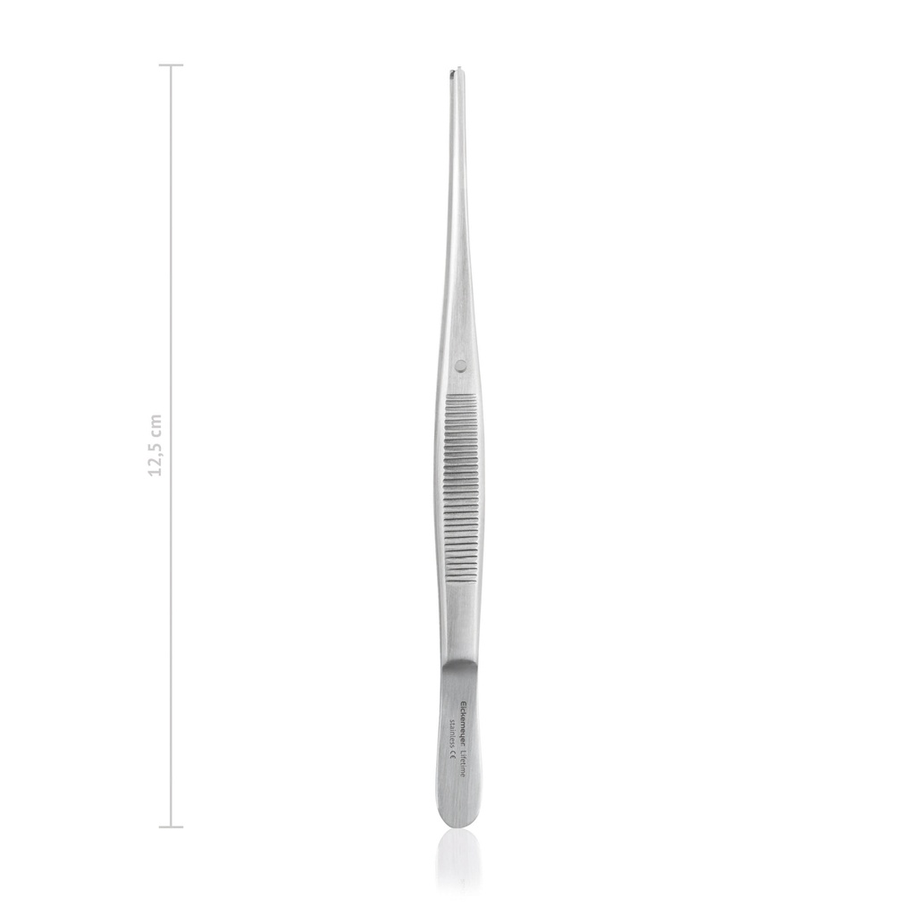 Pinza per tessuti SEMKEN, 12,5 cm, denti 1x2, delicata