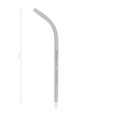 Cannula aspirazione curva 19 cm