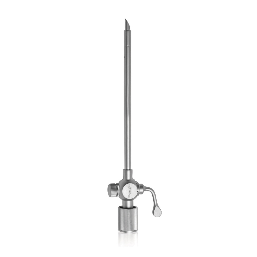 Cannula di afflusso con otturatore appuntito, diam. 3,2 mm, lungh. 7 cm