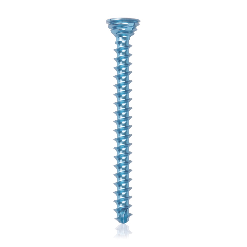 Titan- Verriegelungsschraube Ø2.7x 30mm multidirektional, blau, Torx 10 selbstschneidend, selbstbohrend