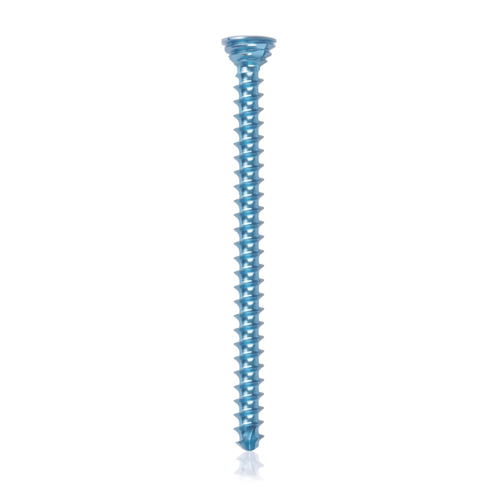 Titan- Verriegelungsschraube Ø2.7x 38mm  multidirektional, blau, Torx 10, selbstbohrend, selbsschneidend