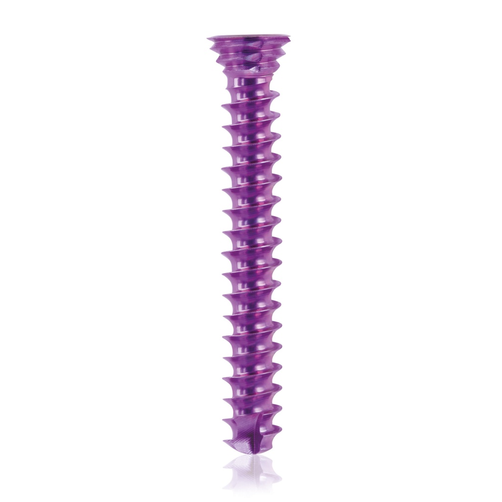 Titan- Verriegelungsschraube Ø3.5x 24mm  multidirektional, magenta, Torx 10, selbstbohrend, selbsschneidend