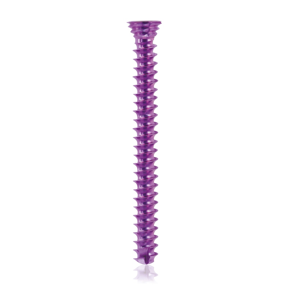 Vite bloccata in titanio Ø3.5x 34mm, multidirezionale, magenta, Torx 10, autofilettante, autoperforante