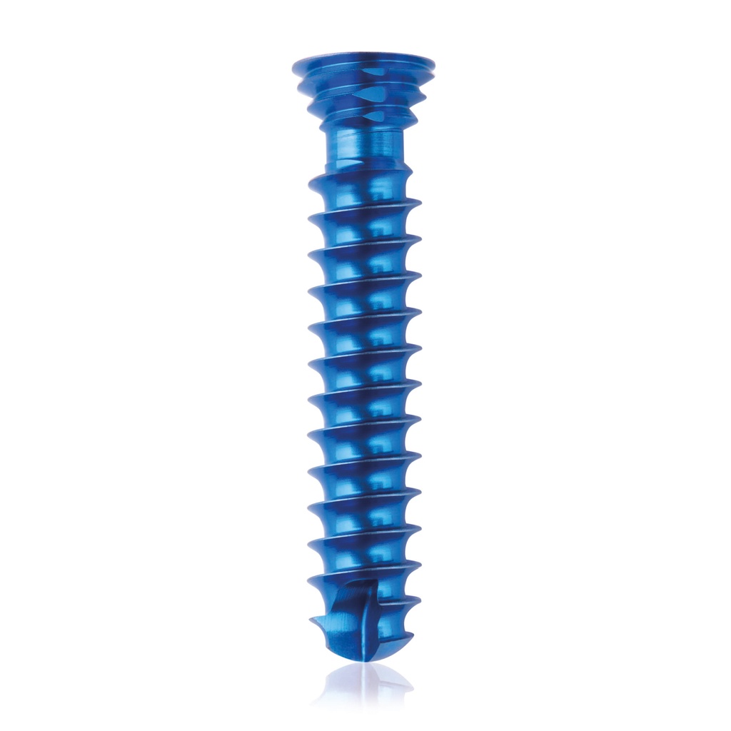 Vite bloccata in titanio Ø4.0x 20mm multidirezionale, blu , Torx 10, autofilettante, autoperforante