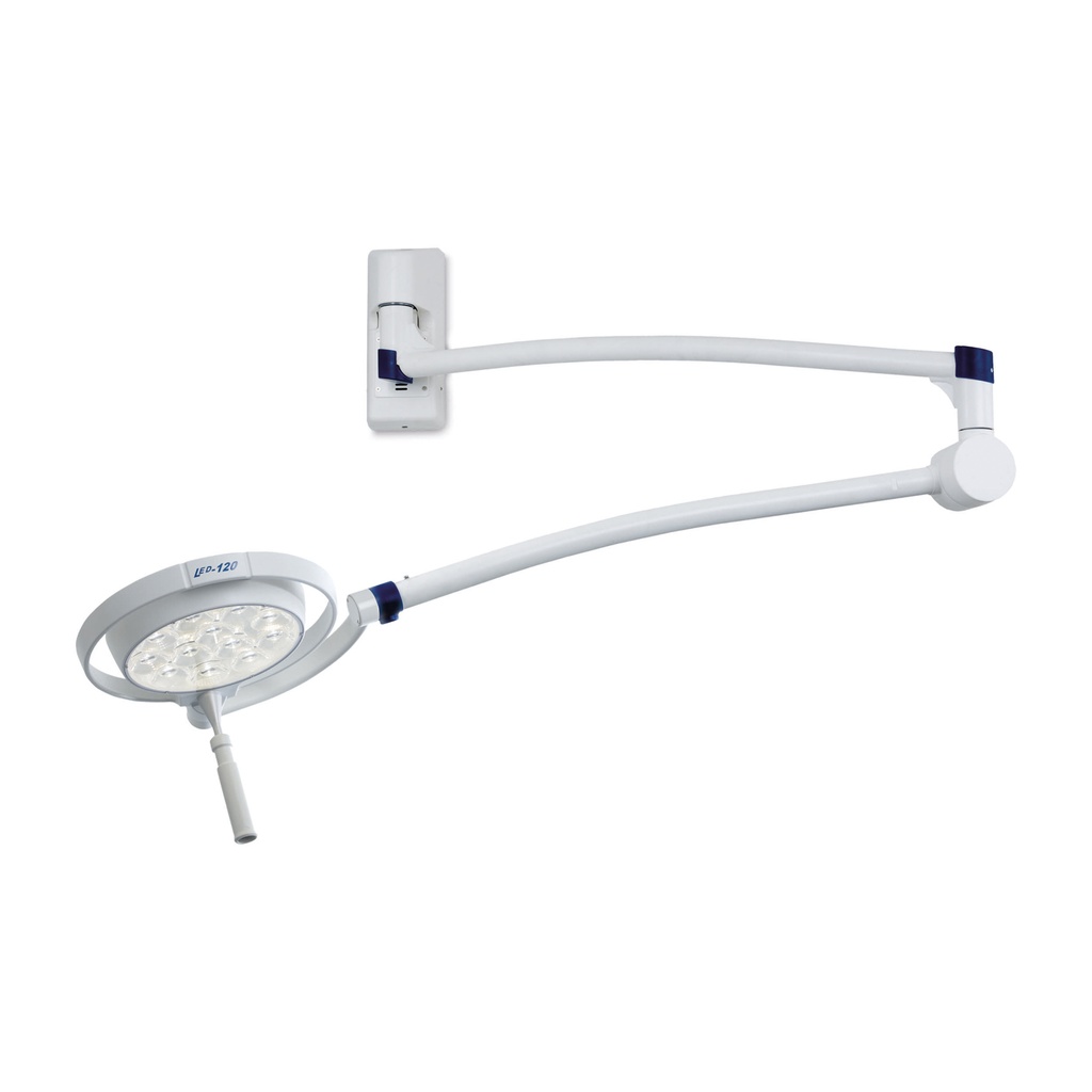 Lampada Mach LED 120 F, 50.000 lux modello a parete