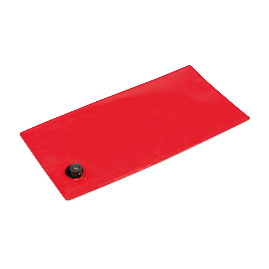 Cuscino vacuum in PVC rosso molto resistente, 30 x 60 cm