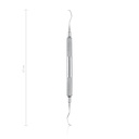 Curette sottogengivale 3/4 "