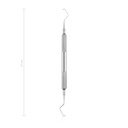 Curette sottogengivale 9/10 "