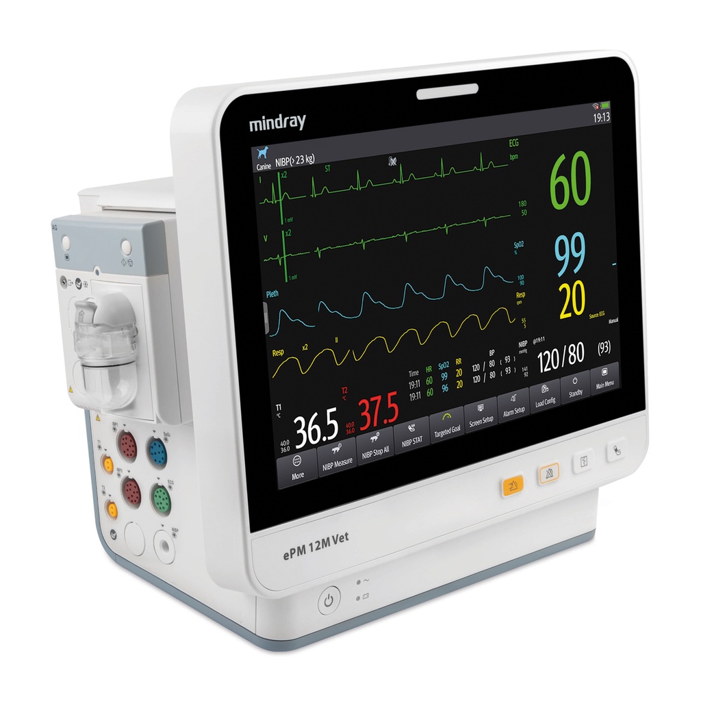 ePM 12M Vet Bewakings- en anesthesiemonitor met O₂