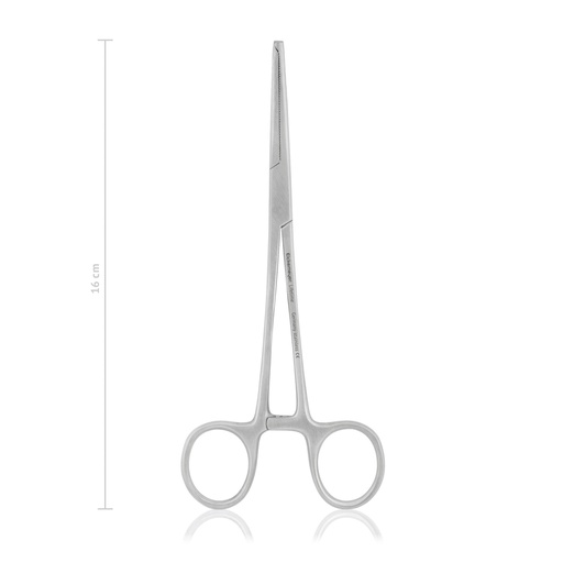 [142516] Pinza emostatica KOCHER-OCHSNER 16 cm, curva, denti 1x2