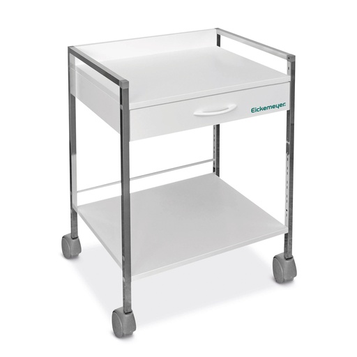 [625083] Carrello servitore Variocar, con un  cassetto, bianco, dimens. 60x83x45 cm