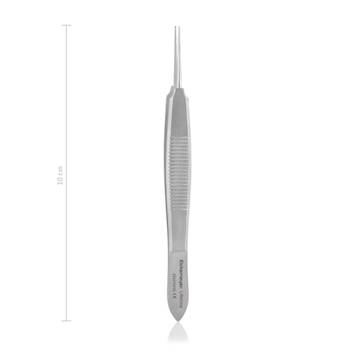 [171505] Pinza sutura CASTROVIEJO, denti 0,5 mm, 10 cm (pinza Pafique)