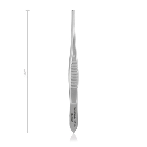 [170810] Pinza iride GRÄFE, 10 cm, dritta denti 1x2