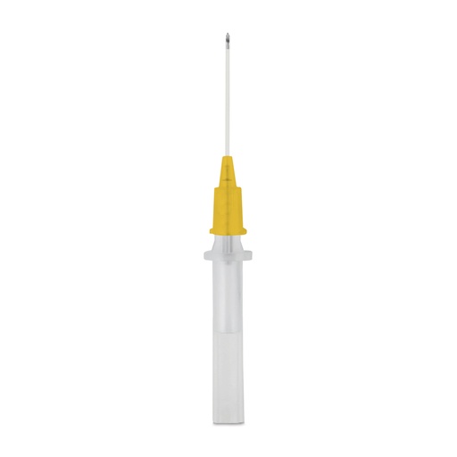 [050005] Aghi cannula JELCO gialli 24/G mm 0,7 x 19, confezione da 50 pezzi