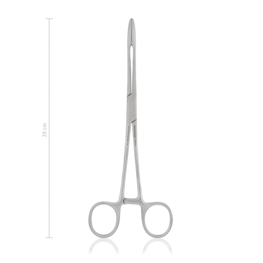 [137020] Pinza per spugna e tampone GROSS, 20 cm,  dritta, con fissatore