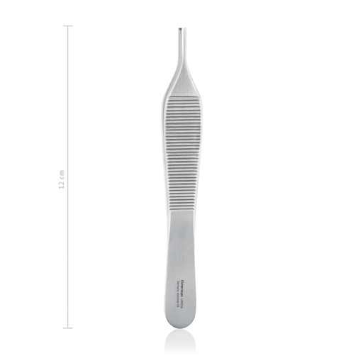 [132812] Pinza per tessuti ADSON, 12 cm, denti 1x2