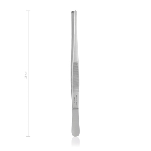 [972116] Pinza per tessuti 16 cm, denti 1x2, LINEA ECONOMICA