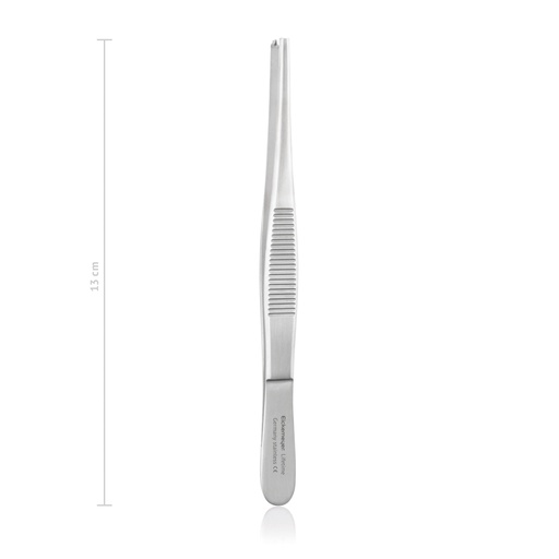 [133213] Pinza per tessuti 13 cm, denti 1x2