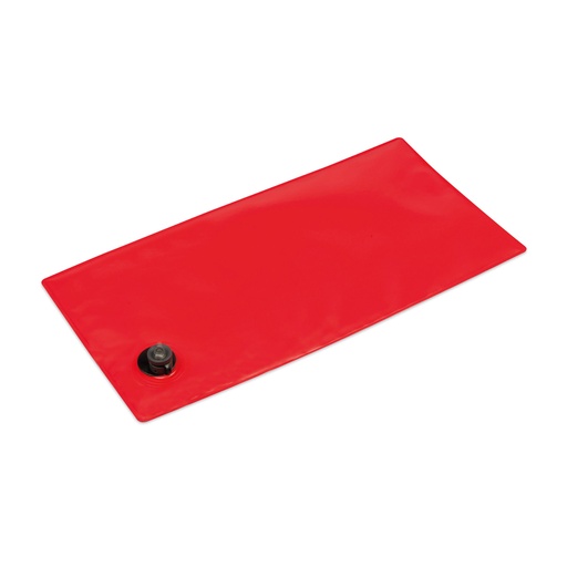 [605935] Cuscino vacuum in PVC rosso molto resistente, 30 x 60 cm