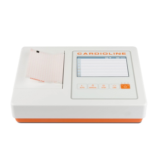 [321153] Elettrocardiografo ECG100L Cardioline carta 100 mm , 6 canali Display touch 5"