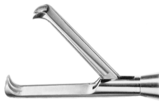 [30500009] Pinza appuntita,denti 3+2,mis.10 mm, lungh.45 cm,per cavalli.